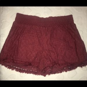 Laced shorts